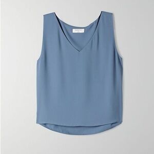 Aritzia Blue Sleeveless Top